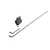 GAS BLOCK, LO-PROFILE, ADJUSTABLE, .750 ID