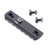 PICATINNY RAIL, 7 SLOT, M-LOK, ALUMINUM, BLACK