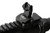 REAR SIGHT, QUICK DEPLOY, AR PLATFORM, NOTCH APERTURE, RAIL MOUNT