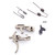 TACTICAL TRIGGER KIT, AR PLATFORM, TWO-STAGE, SEMI-AUTO, NICKEL BORON, 3 - 3.5 LB.