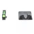 SIGHT SET, GLOCK 42/43/43X/48, VICKERS ELITE, BLACK SERRATED REAR, GREEN FIBER OPTIC FRONT