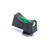 FRONT SIGHT, GLOCK, GREEN FIBER OPTIC, .230", VICKERS ELITE