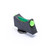 FRONT SIGHT, GLOCK, GREEN FIBER OPTIC, .245", VICKERS ELITE