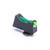 FRONT SIGHT, GLOCK, GREEN FIBER OPTIC, .245", VICKERS ELITE