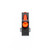 FRONT SIGHT, GLOCK, RED FIBER OPTIC, .230", VICKERS ELITE