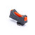 FRONT SIGHT, GLOCK 42/43/43X/48, RED FIBER OPTIC, .200", VICKERS ELITE