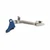 TRIGGER ASSEMBLY, PERFORMANCE, GLOCK, GEN 3/4, FLAT TRIGGER, BLUE/BLACK SAFETY