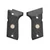 GRIPS, BERETTA, 92/96 COMPACT, CHECKERED, G10, BLACK