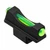 FRONT SIGHT, COLT PYTHON/ANACONDA, SNAG FREE, GREEN FIBER OPTIC, .180"