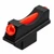 FRONT SIGHT, COLT PYTHON/ANACONDA, SNAG FREE, RED FIBER OPTIC, .180"