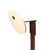TARGET PLATE, 8", ROUND PLATE, WITH MOUNTING BRACKET AND BOLTS