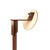 TARGET PLATE, 8", ROUND PLATE, WITH MOUNTING BRACKET AND BOLTS