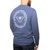 SHIRT, LONG SLEEVE, LOGO, NAVY HEATHER