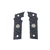 GRIPS, EDC X9 2.0, AGGRESSIVE STARBURST WITH TRAK PATTERN, G10, BLACK