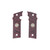 GRIPS, EDC X9 2.0, AGGRESSIVE STARBURST, G10, BLACK CHERRY