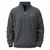 SWEATSHIRT, QUARTER ZIP, LOGO, ONYX