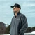 SWEATSHIRT, QUARTER ZIP, LOGO, ONYX