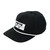 CAP, D77 GHOST, BLACK WITH WHITE ROPE