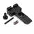 REAR SIGHT, RUGER GP100, NEW MODEL BLACKHAWK, BATTLESIGHT, ADJUSTABLE, SERRATED BLADE, BLACK