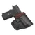 HOLSTER, BULWARK, RAPID RESPONSE, RIGHT HAND, 1.5" BELT, BLACK COWHIDE W/ CHERRY BROWN ELEPHANT TRIM