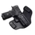 HOLSTER, BULWARK, LOW-PROFILE II, LEFT HAND, 1.5" BELT, BLACK COWHIDE W/ CHERRY BROWN ELEPHANT TRIM