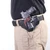 HOLSTER, BULWARK, LOW-PROFILE II, LEFT HAND, 1.5" BELT, BLACK COWHIDE W/ CHERRY BROWN ELEPHANT TRIM