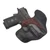 HOLSTER, BULWARK, LOW-PROFILE II, RIGHT HAND, 1.5" BELT, BLACK COWHIDE W/ CHERRY BROWN ELEPHANT TRIM