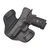 HOLSTER, BULWARK, LOW-PROFILE II, RIGHT HAND, 1.5" BELT, BLACK COWHIDE W/ CHERRY BROWN ELEPHANT TRIM