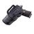 HOLSTER, UNIVERSAL, 4.25" WITH RAIL, GALCO APO, RIGHT HAND, 1.75" BELT, BLACK COWHIDE