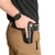 HOLSTER, UNIVERSAL, 4.25" WITH RAIL, GALCO APO, RIGHT HAND, 1.75" BELT, BLACK COWHIDE