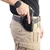 HOLSTER, EDC X9 4.25" WITH RAIL, RAPID RESPONSE, RIGHT HAND, 1.5" BELT, BLACK COWHIDE