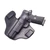 HOLSTER, EDC X9 5" WITH LIGHTRAIL, LOW-PROFILE II, RIGHT HAND, 1.5" BELT, BLACK COWHIDE