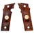 GRIPS, EDC X9 2.0, DESERT IRONWOOD BURL, FLAT BOTTOM, TWO-TONE MEDALLIONS, ONE of ONE
