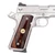 GRIPS, 1911, FULL-SIZE, DESERT IRONWOOD BURL, FLAT BOTTOM, GOLD MEDALLIONS, ONE of ONE