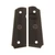 GRIPS, 1911, FULL-SIZE, EAGLE CLAW, G10, BLACK, BEVELED BOTTOM, BLACK MEDALLIONS