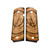 GRIPS, 1911, FULL-SIZE, MAMMOTH CROSSCUT, FLAT BOTTOM, ONE of ONE