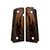 GRIPS, 1911, FULL-SIZE, MAMMOTH CROSSCUT, FLAT BOTTOM, ONE of ONE