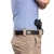 HOLSTER, EDC X9/SFX9 4", PRECISION ULTRA APPENDIX, RIGHT HAND, 1.5" BELT, BASKET WAVE