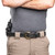 HOLSTER, EDC X9L WITH RAIL, UNDERCOVER PROFESSIONAL, RIGHT HAND, 1.5" BELT, IWB, BLACK LEATHER
