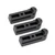 BASE PAD, STANDARD (.350"), BLACK, PACKAGE OF 3