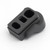 BASE PAD, EDC X9S/SFX9, 10RD EXTENSION, ALUMINUM, BLACK