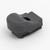 BASE PAD, EDC X9S/SFX9, 10RD EXTENSION, ALUMINUM, BLACK
