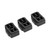 BASE PAD, EDC X9S/SFX9 975 MAGAZINE ONLY, BLACK, PACKAGE OF 3