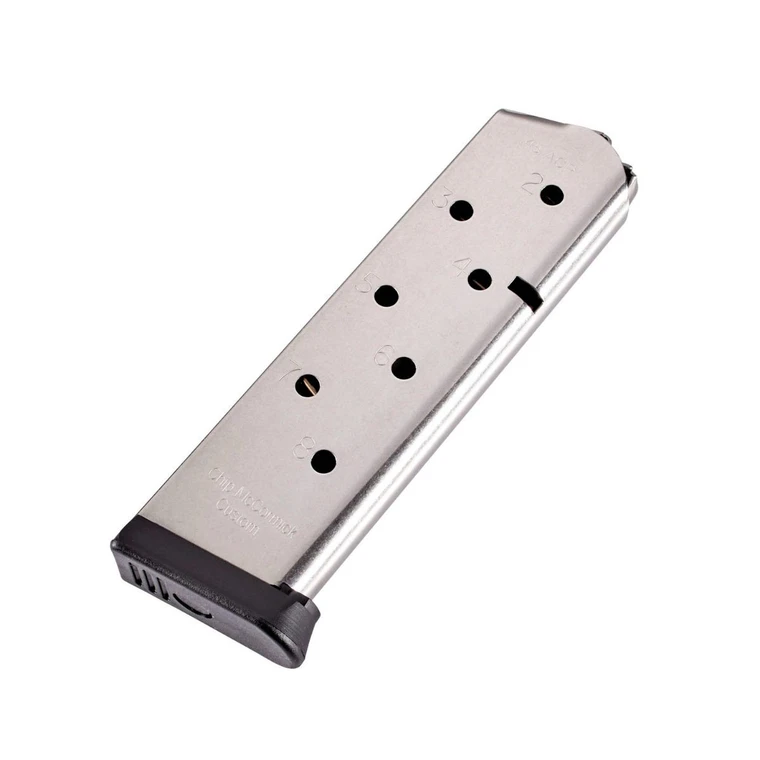 MAGAZINE, 1911, .45 ACP, FULL-SIZE, 8 ROUND, CHIP MCCORMICK CUSTOM | RANGE PRO, STAINLESS