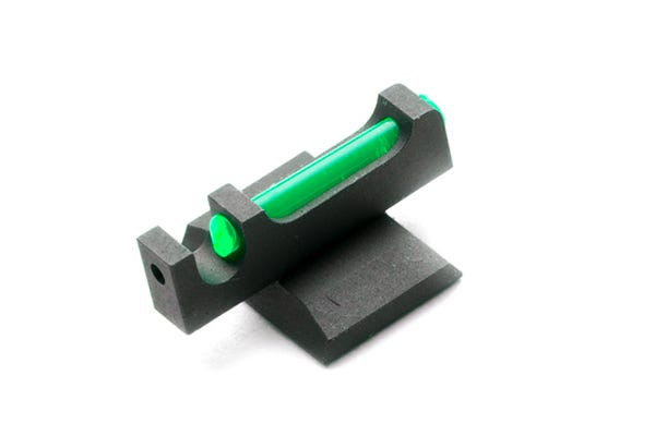 FRONT SIGHT, 1911, SNAG-FREE, COMPETITION, GREEN FIBER OPTIC, .150"
