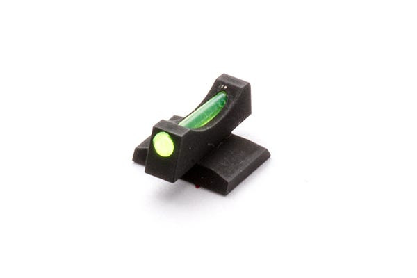 FRONT SIGHT, 1911, SNAG-FREE, GREEN FIBER OPTIC, .170"