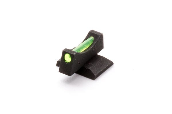 FRONT SIGHT, 1911, SNAG-FREE, GREEN FIBER OPTIC, .190"