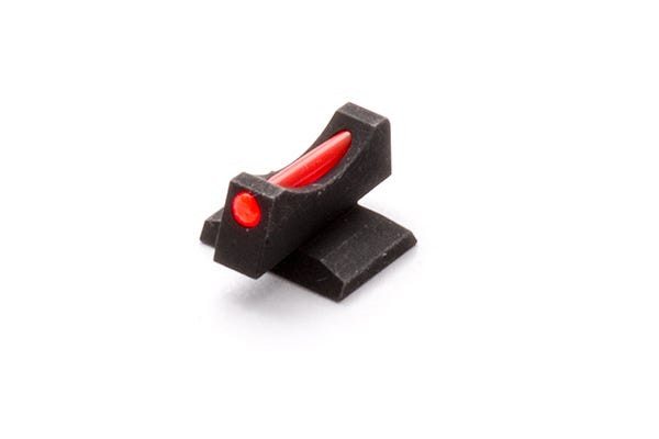 FRONT SIGHT, 1911, SNAG-FREE, RED, FIBER OPTIC, .190"