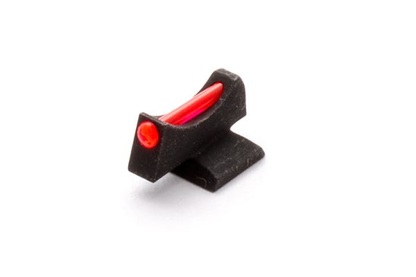 FRONT SIGHT, 1911, SNAG-FREE, RED, FIBER OPTIC, .210"