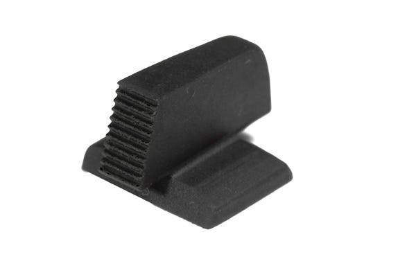 FRONT SIGHT, 1911, SNAG-FREE, SERRATED, BLACK, .210"